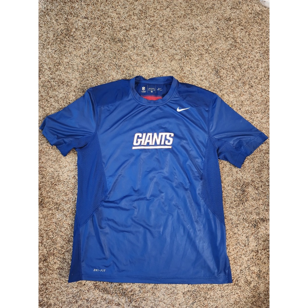 Nike NFL New York Giants On-Field Dri-Fit Training Shirt Men's XL Blue